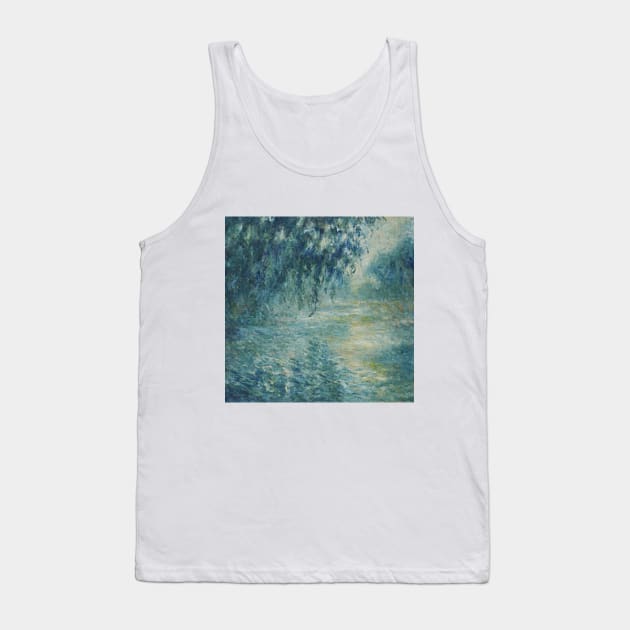 Morning on the Seine by Claude Monet Tank Top by Naves